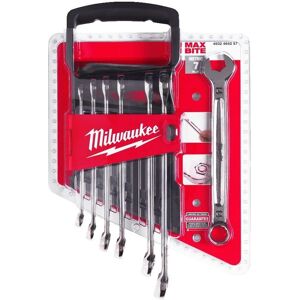 Milwaukee Model 4932464257 MAX BITE Combination Spanner Set - 7 Piece Milwaukee Model 4932464257 MAX BITE Combination Spanner Set - 7 Piece
