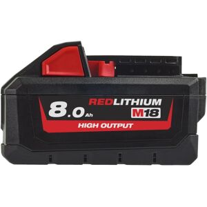Milwaukee M18 HB8 Batterie Haute Performance - 18V 8.0Ah Li-ion Milwaukee M18 HB8 Batterie Haute Performance - 18V 8.0Ah Li-ion