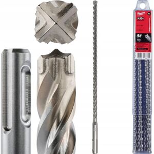 Milwaukee MX4 8 x 265 Puntas SDS-Plus - Pack de 10 Milwaukee MX4 8 x 265 Puntas SDS-Plus - Pack de 10