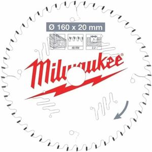 Piła tarczowa Milwaukee 160mm - 48 zębów Piła tarczowa Milwaukee 160mm - 48 zębów
