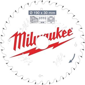 Lame de scie circulaire Milwaukee - ø 190 x 30 x 1,6 - 36 dents - Bois Lame de scie circulaire Milwaukee - ø 190 x 30 x 1,6 - 36 dents - Bois