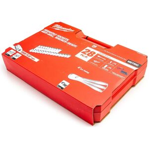 Milwaukee 28-Piece Ratchet Socket Set - Durable Metal, Compact Design Milwaukee 28-Piece Ratchet Socket Set - Durable Metal, Compact Design