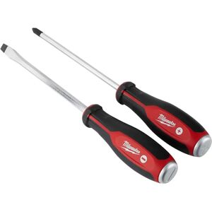 Milwaukee Screwdriver Set - Magnetic, 2 Pcs, Black-red Milwaukee Screwdriver Set - Magnetic, 2 Pcs, Black-red