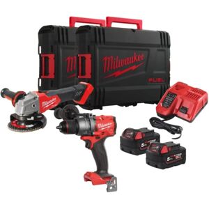 Milwaukee M18 Set - Bohrhammer, Winkelmaschine, 2 Batterien Milwaukee M18 Set - Bohrhammer, Winkelmaschine, 2 Batterien