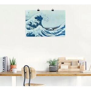 ARTLAND - Die grosse Welle von Kanagawa. 1831 - Blau - Wall Art ARTLAND - Die grosse Welle von Kanagawa. 1831 - Blau - Wall Art
