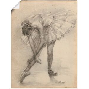 ARTland - Antike Ballerina Übung II - Beige - 45x60 - Wandbild ARTland - Antike Ballerina Übung II - Beige - 45x60 - Wandbild