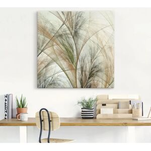 ARTLAND - Fraktales Gras IV - 30x30 cm - Beige - Leinwandbild ARTLAND - Fraktales Gras IV - 30x30 cm - Beige - Leinwandbild