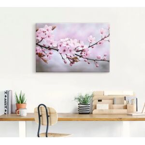 ARTLAND Kirschblüten Wandbild - Leinwand, Alu, Poster - 90x60cm ARTLAND Kirschblüten Wandbild - Leinwand, Alu, Poster - 90x60cm