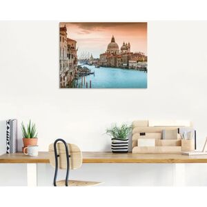 ARTLAND Venedig Canal Grande I Glasbild - Braun - Hochwertiger Druck ARTLAND Venedig Canal Grande I Glasbild - Braun - Hochwertiger Druck