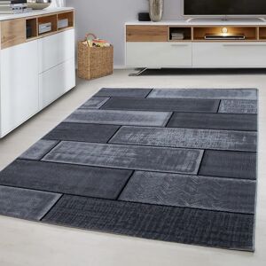 Ayyildiz Plus 120x170cm Černý Obdélníkový Koberec z Polypropylenu Ayyildiz Plus 120x170cm Černý Obdélníkový Koberec z Polypropylenu