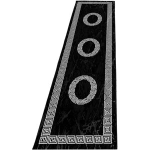 Ayyildiz Schwarzer Polypropylen Teppich 80x300cm - Läufer Ayyildiz Schwarzer Polypropylen Teppich 80x300cm - Läufer