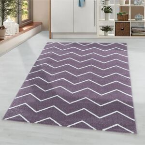 Morhane - Rio Zigzag - Lila - 80x250 cm - Teppich Morhane - Rio Zigzag - Lila - 80x250 cm - Teppich