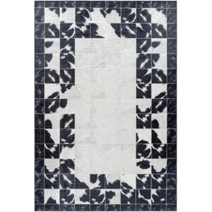 Morhane Fiesta Lento rutschfester Teppich - Flachgewebter Läufer - 80x250cm - Schwarz Morhane Fiesta Lento rutschfester Teppich - Flachgewebter Läufer - 80x250cm - Schwarz