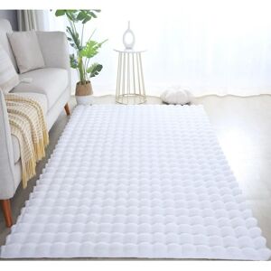 AYYILDIZ TEPPICHE Ambiance Weißer Hochflor-Teppich AYYILDIZ TEPPICHE Ambiance Weißer Hochflor-Teppich