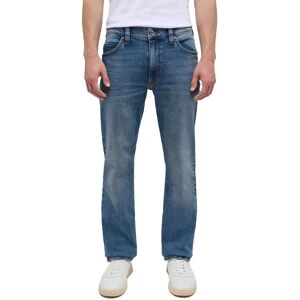 Mustang Lichtblauwe Denim Regular Fit Jeans - Broeken Mustang Lichtblauwe Denim Regular Fit Jeans - Broeken