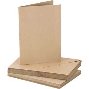 buttinette - Doppelkarten A5 Braun Recycling - Braun - A5 - Grußkarten buttinette - Doppelkarten A5 Braun Recycling - Braun - A5 - Grußkarten