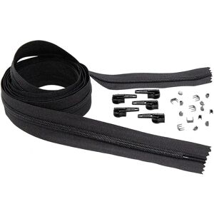 buttinette - Endlosreißverschluss im Set - schwarz - 6,5 mm - Zipper buttinette - Endlosreißverschluss im Set - schwarz - 6,5 mm - Zipper
