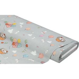 Buttinette - Häschen-Luftballons - Grau - 145 cm - Fabric Buttinette - Häschen-Luftballons - Grau - 145 cm - Fabric