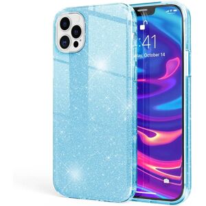 Nalia Glitzer Handyhülle iPhone 12 Pro Max - Smartphone Hülle, Blau Nalia Glitzer Handyhülle iPhone 12 Pro Max - Smartphone Hülle, Blau