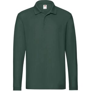 Fruit of the Loom - Polo Premium Long Sleeve Polo - Vert - Polo - Publicité Fruit of the Loom - Polo Premium Long Sleeve Polo - Vert - Polo - Publicité
