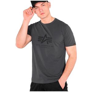 Alpha Industries Basic T-Shirt (100501) - (100501-412) greyblack Alpha Industries Basic T-Shirt (100501) - (100501-412) greyblack
