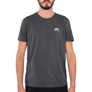 Alpha Industries Basic T Small Logo (188505) - black/grey Alpha Industries Basic T Small Logo (188505) - black/grey