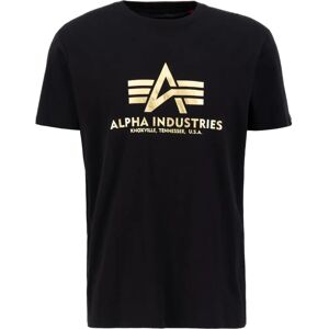 Alpha Basic Foil Print Short Sleeve T-shirt - T-shirt Alpha Basic Foil Print Short Sleeve T-shirt - T-shirt