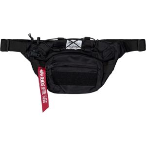 Sac banane tactique Alpha Industries - Noir - Nylon - Style militaire - Publicité Sac banane tactique Alpha Industries - Noir - Nylon - Style militaire - Publicité