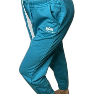 Alpha Industries Women - Jogger Basic Small Logo Blue Lagoon - Jogginghose Alpha Industries Women - Jogger Basic Small Logo Blue Lagoon - Jogginghose