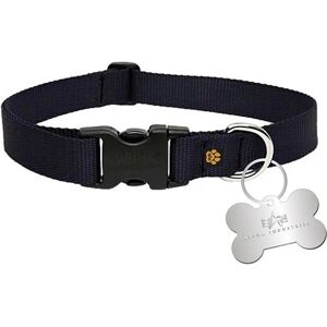 Collier pour chien Alpha - Collier avec plaque de base - Noir, M - Collier pour chiens - Publicité Collier pour chien Alpha - Collier avec plaque de base - Noir, M - Collier pour chiens - Publicité