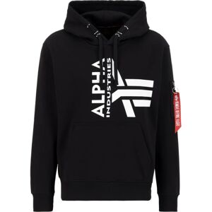 Alpha Industries Herrhoodie - Skumlogga - Regular Fit Alpha Industries Herrhoodie - Skumlogga - Regular Fit