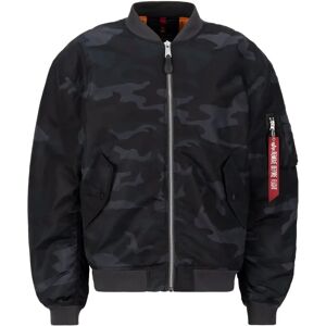 Alpha Industries MA-1 CS Bomber Jacket - Black Camo - M - Herren Alpha Industries MA-1 CS Bomber Jacket - Black Camo - M - Herren