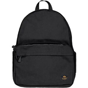 Alpha Industries Rucksack Label Backpack - Noir - Sac à dos - Publicité Alpha Industries Rucksack Label Backpack - Noir - Sac à dos - Publicité