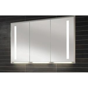 Sanipa Reflection Aluminium-Wandeinbau-Spiegelschrank WILMA 125 mit LED-Beleuchtung Sanipa Reflection Aluminium-Wandeinbau-Spiegelschrank WILMA 125 mit LED-Beleuchtung