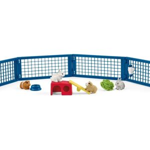 Schleich Lapin Cochon d'Inde Hutch Farm World Jeu - Ensemble de Jouets Schleich Lapin Cochon d'Inde Hutch Farm World Jeu - Ensemble de Jouets