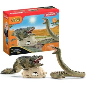 Schleich Wild Life Alligator & Anaconda Playset - Toy Playset Schleich Wild Life Alligator & Anaconda Playset - Toy Playset