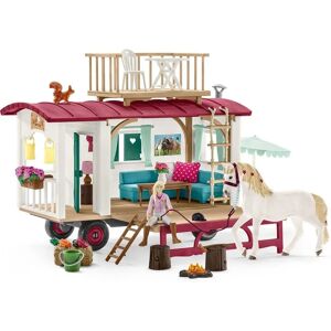 Schleich Horse Club Caravan - Secret Meeting Playset - Multicolour Schleich Horse Club Caravan - Secret Meeting Playset - Multicolour