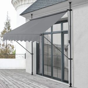 Tente murale ajustable Pro.Tec - 150x120cm - Gris - Paravents - Publicité Tente murale ajustable Pro.Tec - 150x120cm - Gris - Paravents - Publicité