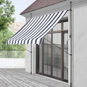 Pro.Tec Parasol Murale avec Manivelle et Bras Rayés - Abris - Publicité Pro.Tec Parasol Murale avec Manivelle et Bras Rayés - Abris - Publicité