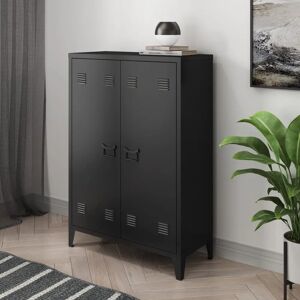 Armoire de bureau en acier avec serrures magnétiques - 110x75x33 cm - Publicité Armoire de bureau en acier avec serrures magnétiques - 110x75x33 cm - Publicité