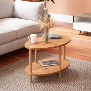 en.casa Højreby Table basse ovale - Table - Publicité en.casa Højreby Table basse ovale - Table - Publicité