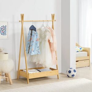 en.casa Sola Armario de Bambú - Mueble para Ropa en.casa Sola Armario de Bambú - Mueble para Ropa