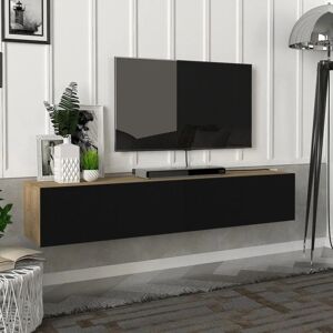 en.casa Toivakka Mueble de TV de Pared - Ahorro de Espacio y Moderno en.casa Toivakka Mueble de TV de Pared - Ahorro de Espacio y Moderno