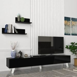 en.casa Mueble de TV con Estantes - Conjunto Moderno y Elegante en.casa Mueble de TV con Estantes - Conjunto Moderno y Elegante