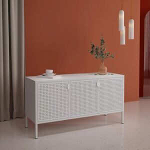 en.casa Mueble TV Castelli - Blanco, Moderno, 3 Puertas - 114x40x60cm en.casa Mueble TV Castelli - Blanco, Moderno, 3 Puertas - 114x40x60cm