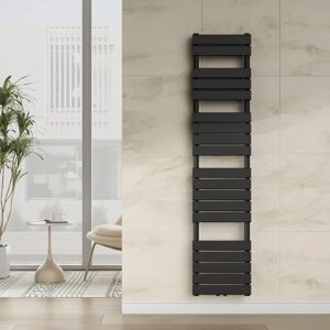 neu.haus Voss 801 W Radiateur porte-serviettes mural noir - Radiador toallero mural - Publicité neu.haus Voss 801 W Radiateur porte-serviettes mural noir - Radiador toallero mural - Publicité
