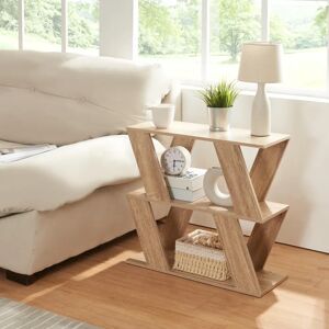 en.casa - Mesa auxiliar Nome - 60x22x57cm - Efecto roble en.casa - Mesa auxiliar Nome - 60x22x57cm - Efecto roble