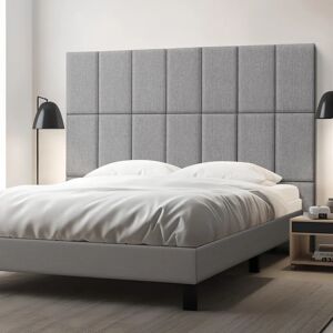 neu.haus Carpino Panneaux Muraux - Gris Clair - Ensemble de 3 - Publicité neu.haus Carpino Panneaux Muraux - Gris Clair - Ensemble de 3 - Publicité