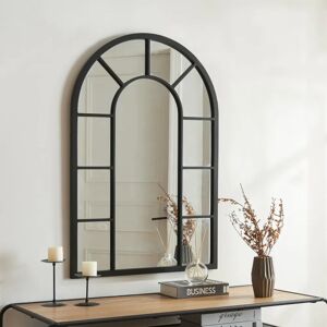 en.casa Espejo de Pared Enonkoski - 90x60cm, Negro - Espejo de Pared en.casa Espejo de Pared Enonkoski - 90x60cm, Negro - Espejo de Pared