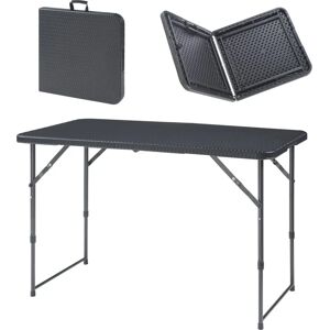 en.casa Mesa Plegable Adelfia - Altura Ajustable Mueble Exterior en.casa Mesa Plegable Adelfia - Altura Ajustable Mueble Exterior